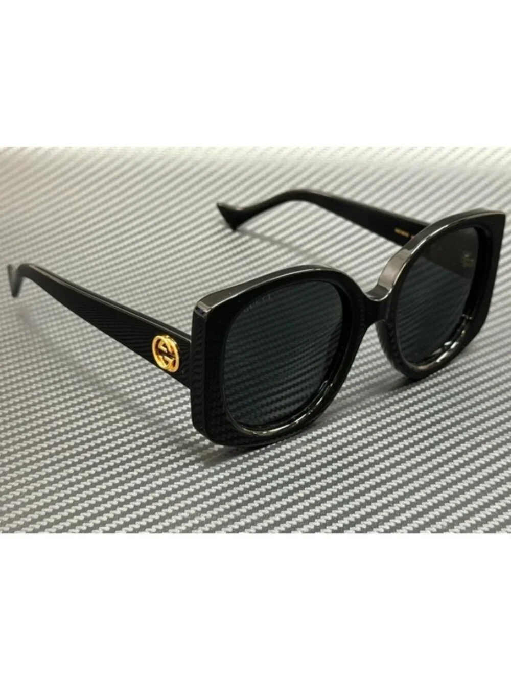 New Gucci Women Black Sunglasses 53-22-145